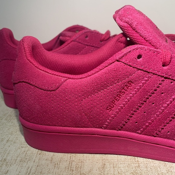 Adidas Pink Superstar Shoes (Womens Size 5) - Picture 7 of 9